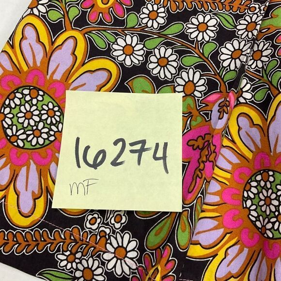 CAbi Womens Cotton A-Line Pleated Skirt Colorful Paisley Print Back Zip Size 2 - Picture 11 of 11